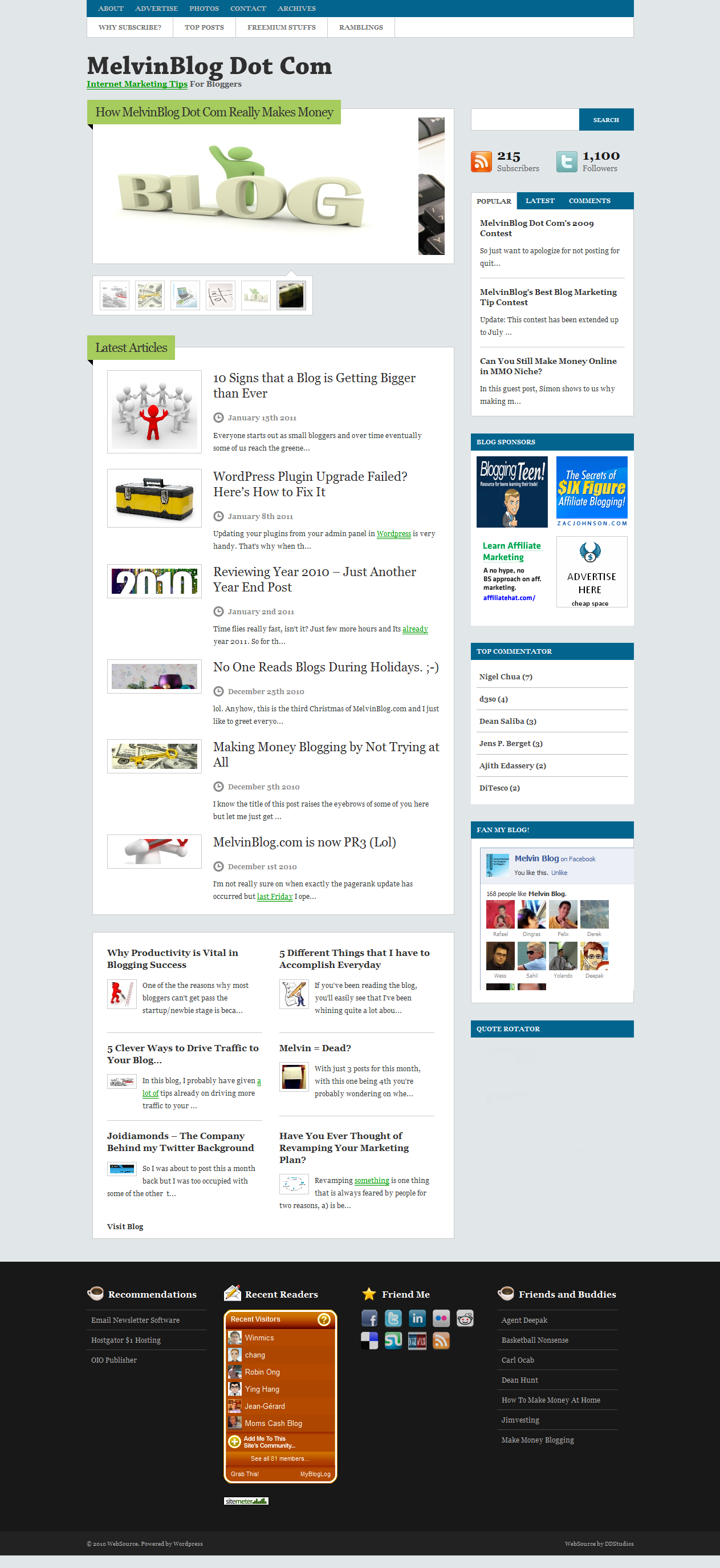 MelvinBlog 3.0 – A Fresh New Design